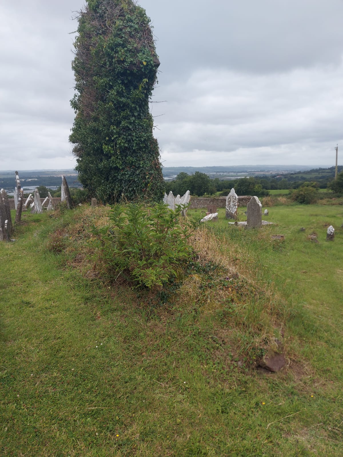 Famine grave in Templecurraheen Graveyard